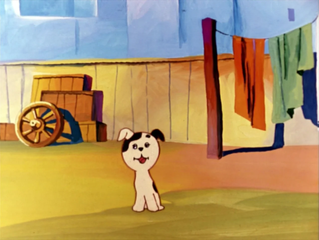 Кадры из мультсериала Котенок по имени Гав (1976)